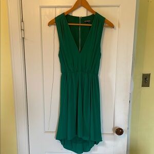 Express Green Sleeveless Dress